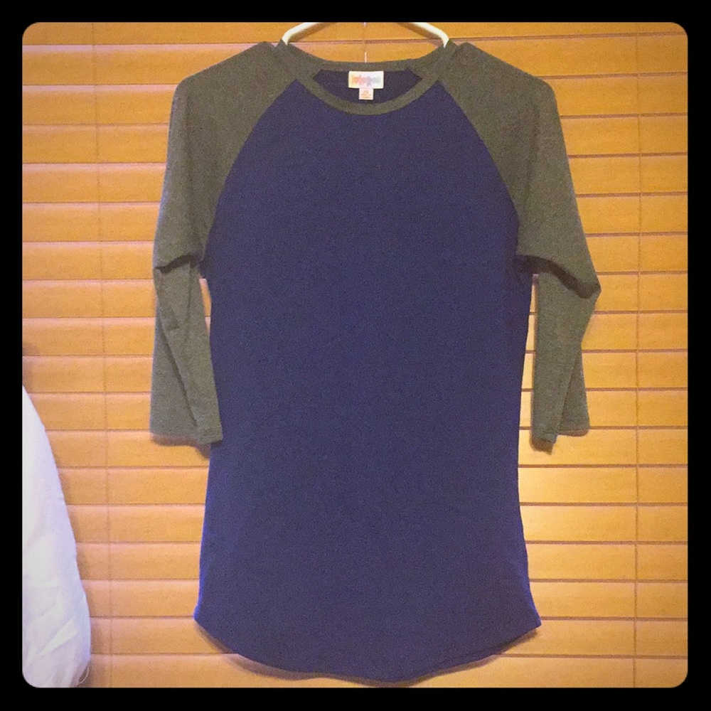 LuLaRoe Randy baseball tee.